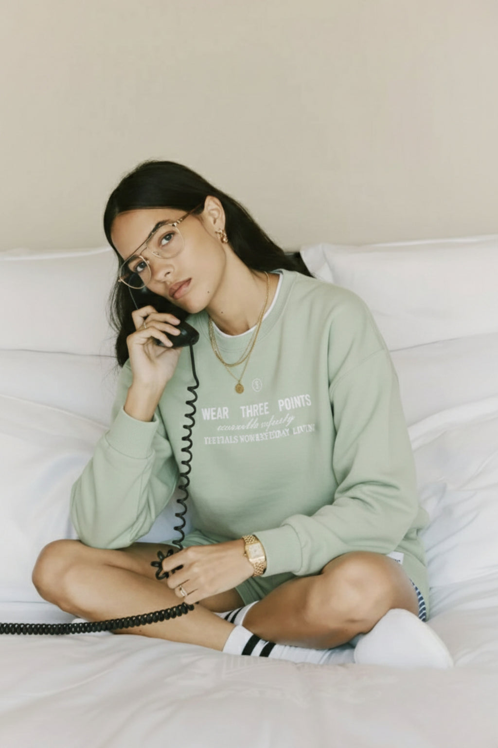 Yeşil Weekend Oversize Sweatshirt