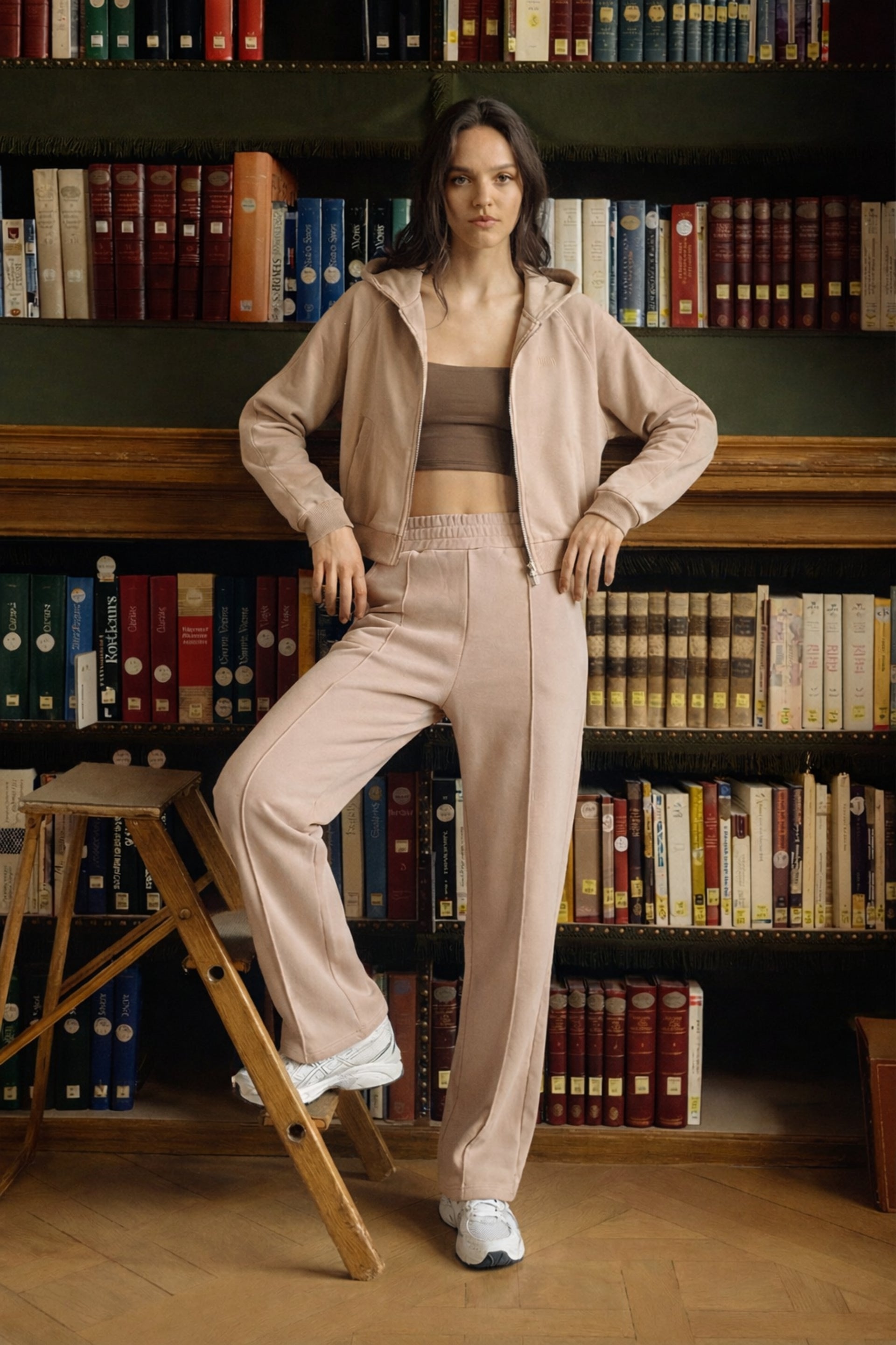 Taş Rengi Lubna Pantolon