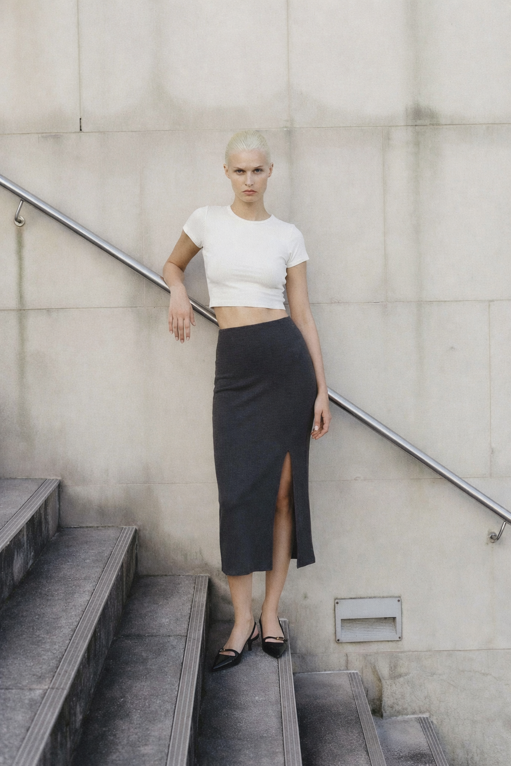 Spirit Modal Midi Etek Antrasit