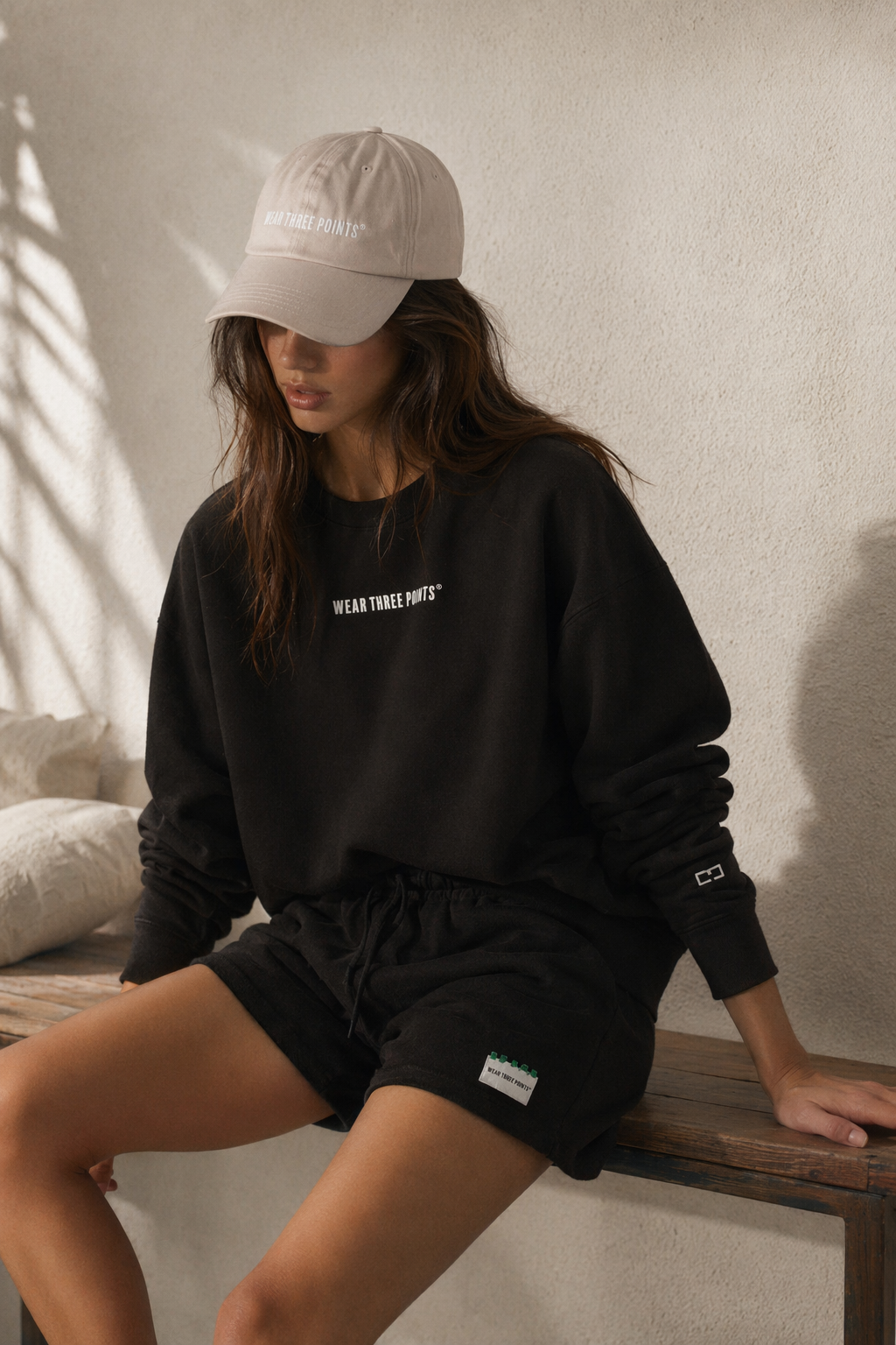 Siyah Weekend Oversize Sweatshirt