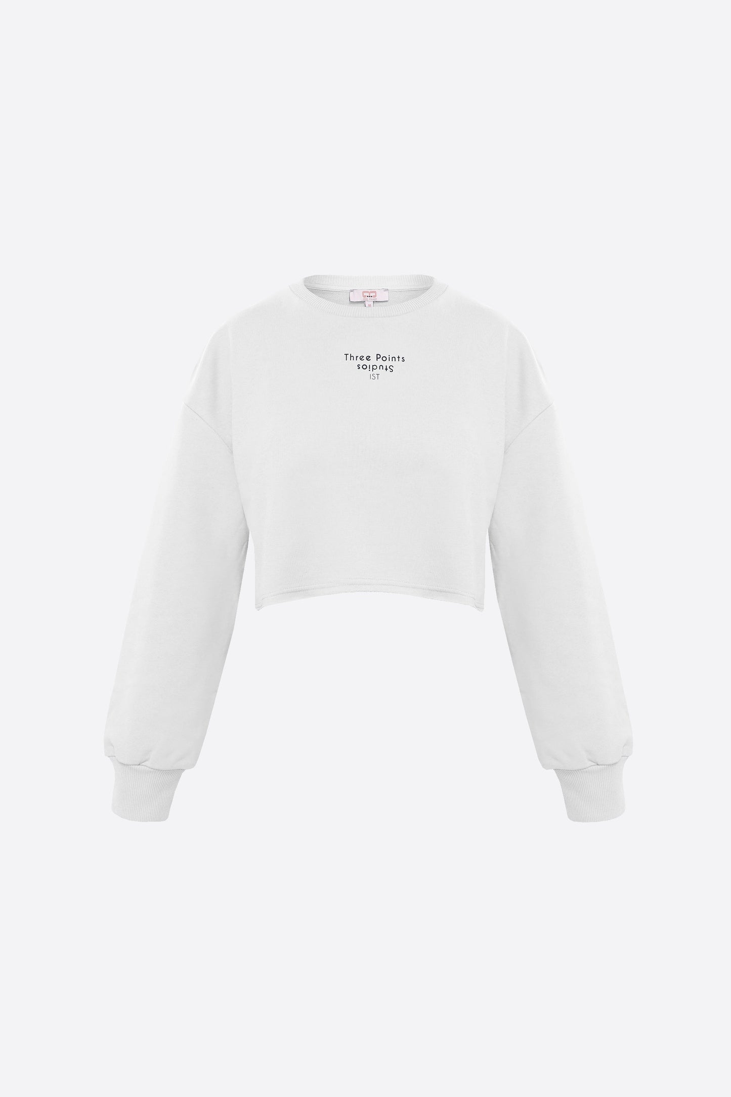 Beyaz Jolie Crop Sweatshirt