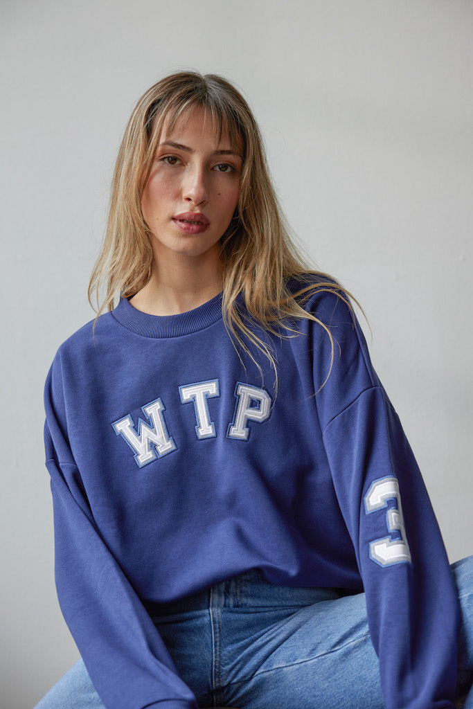 Navy Sylvia Sweatshirt