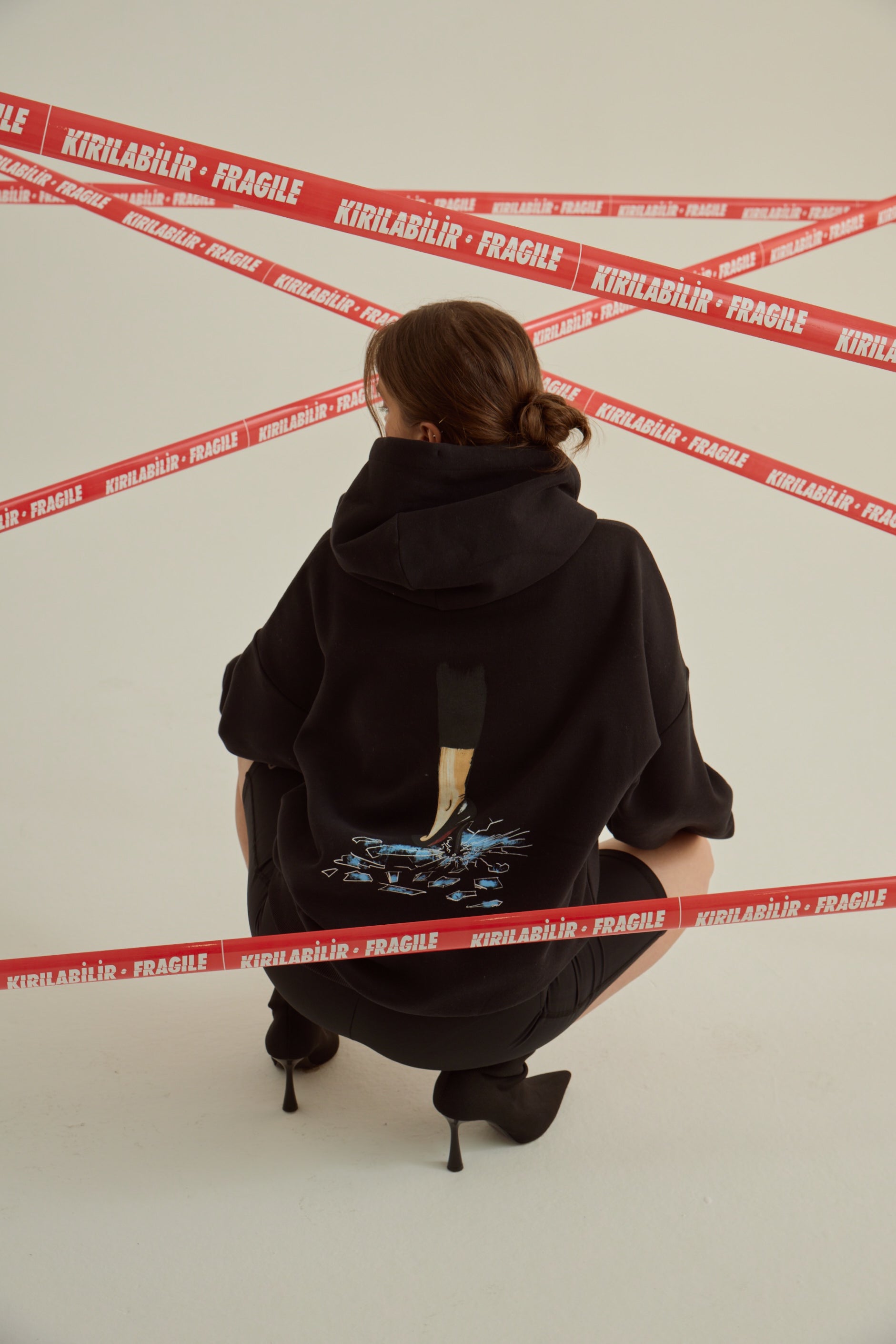 The Glass Ceiling Black Hoodie