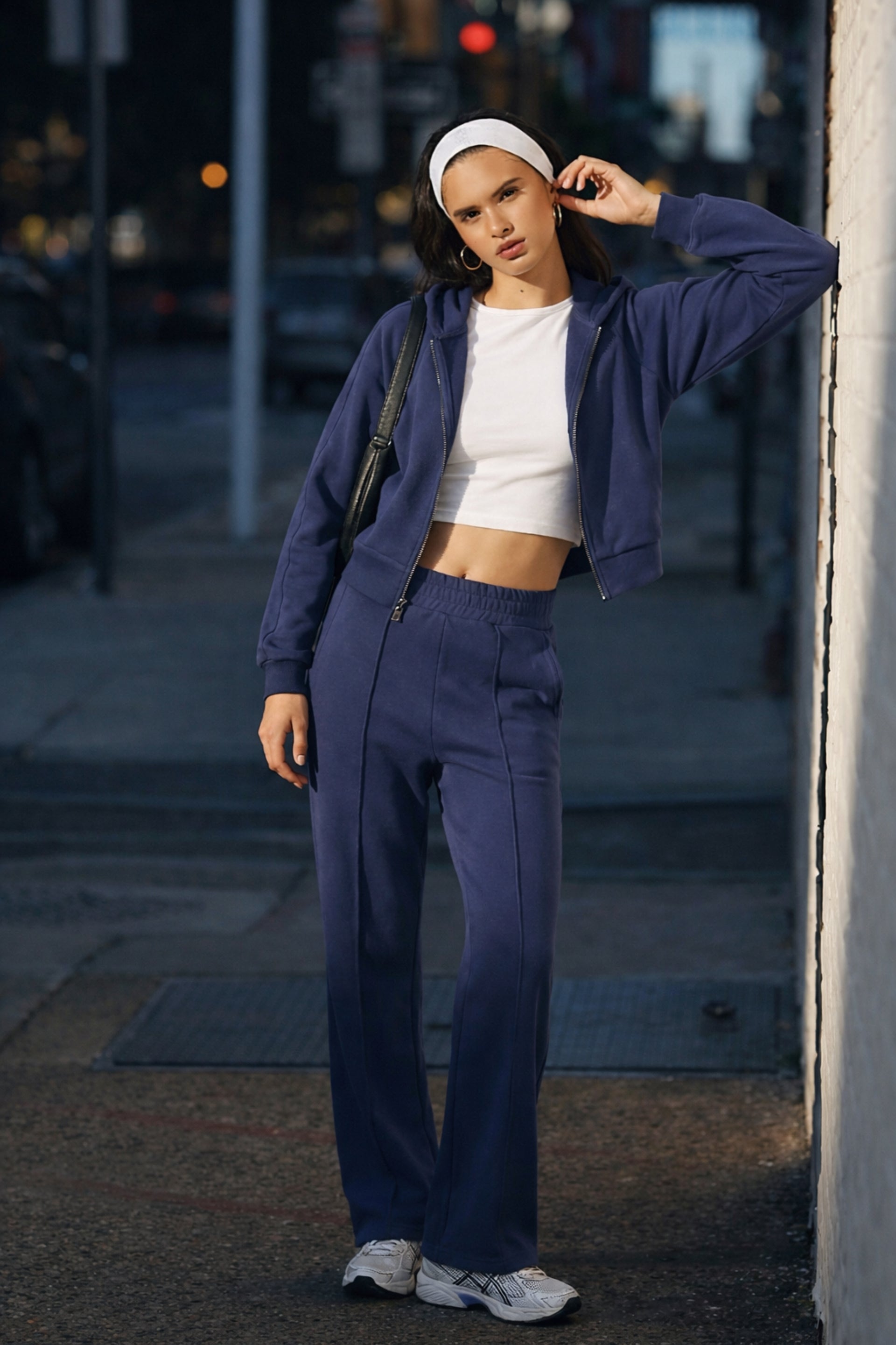 Lacivert Lubna Pantolon