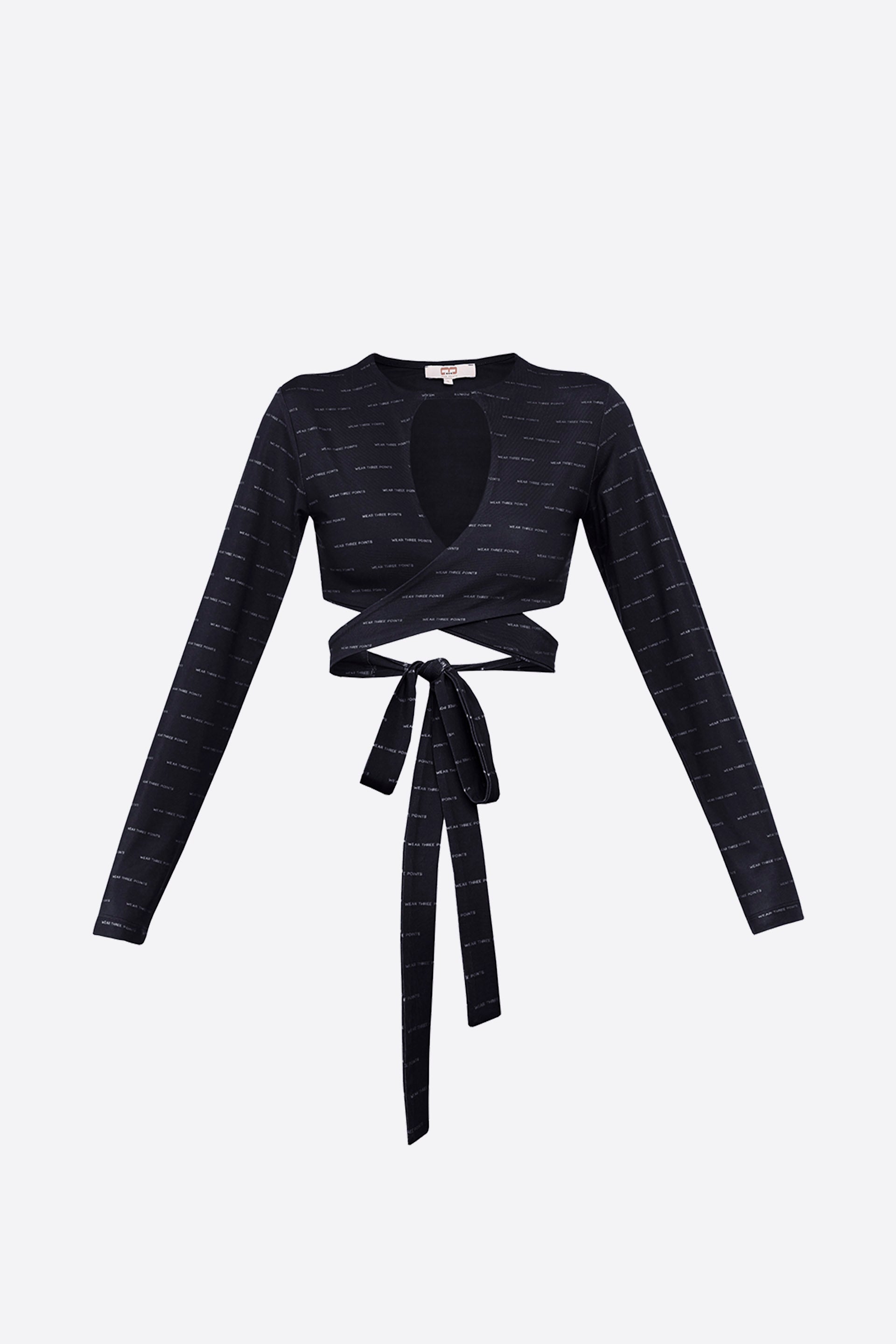 Frida Black Lace Crop