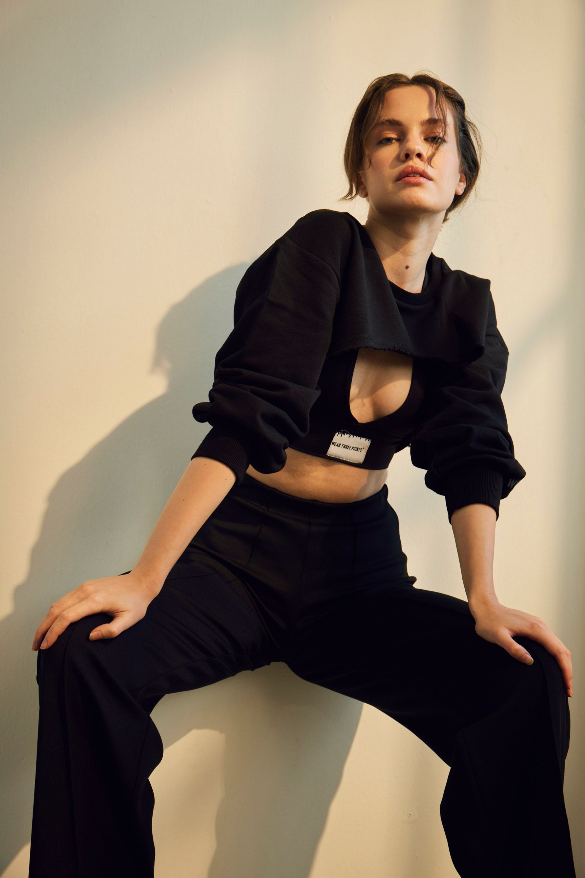 Siyah Bolero Sweatshirt
