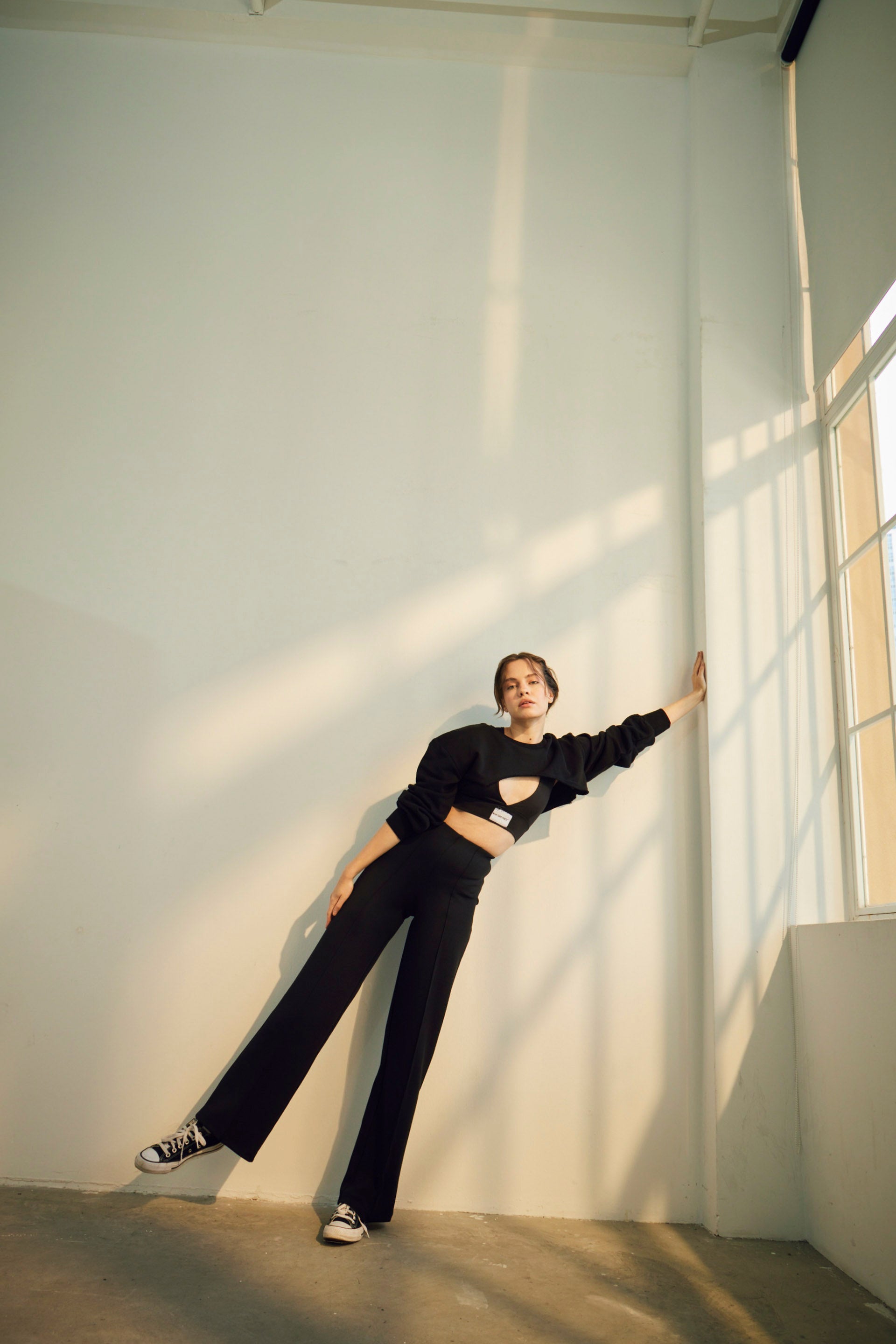 Siyah Bolero Sweatshirt