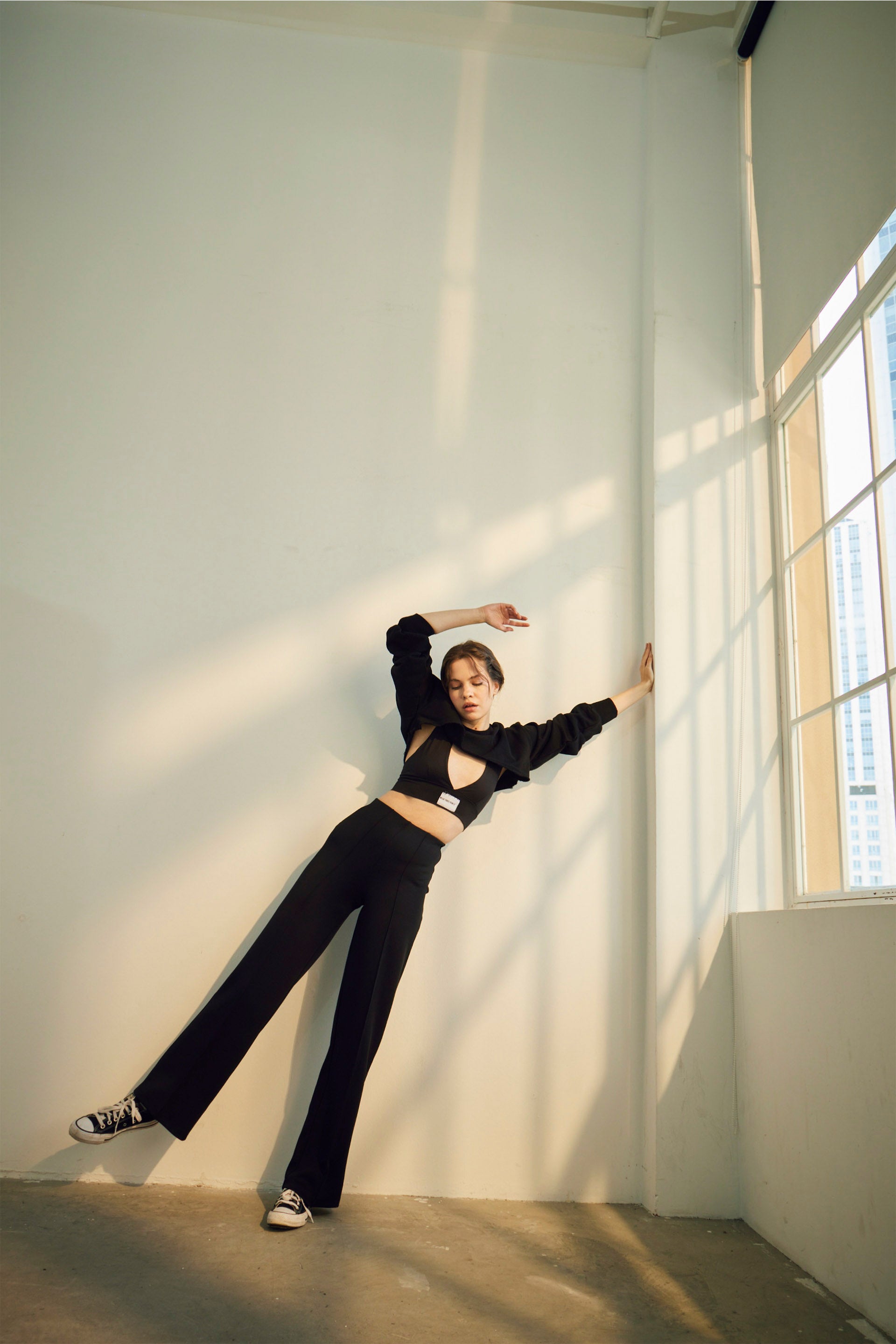 Siyah Bolero Sweatshirt
