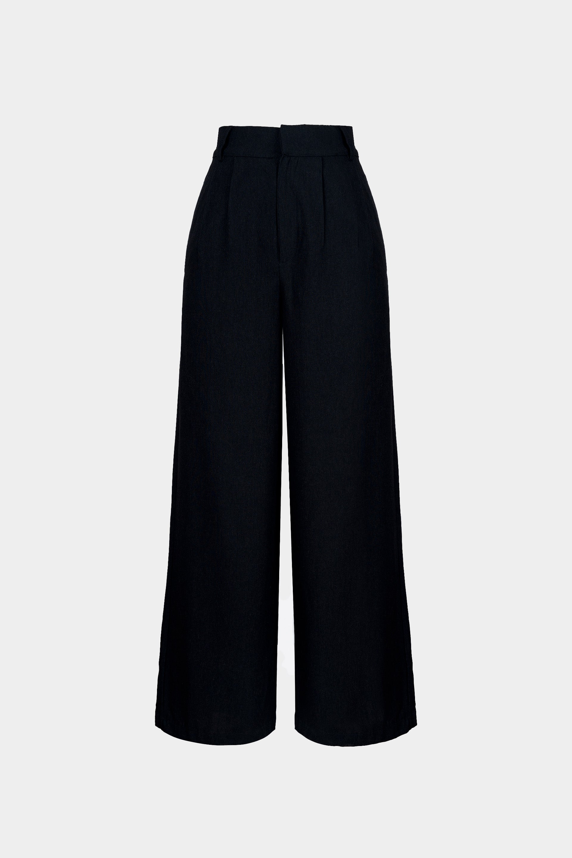 Noir Keten Pantolon