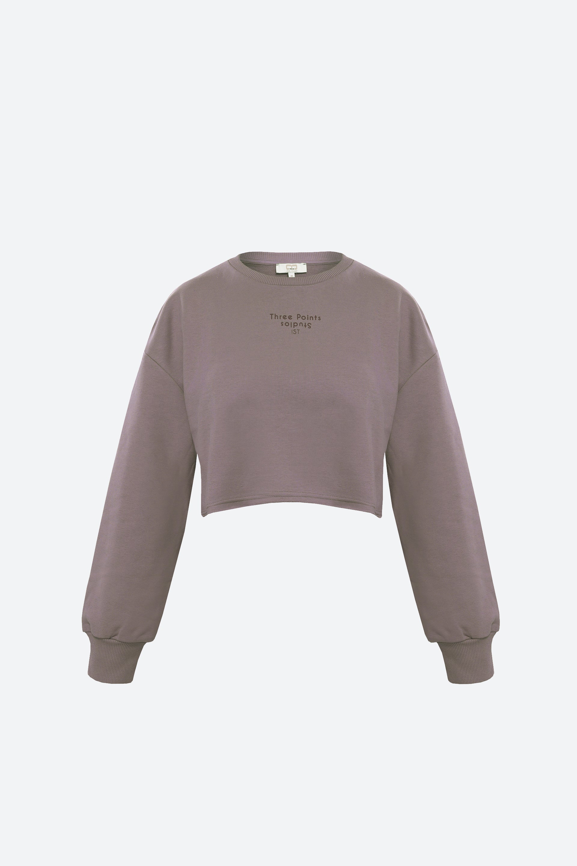 Kahverengi Jolie Crop Sweatshirt
