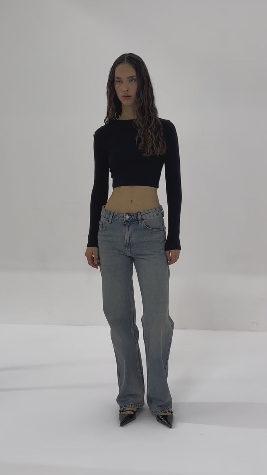 Pulse Basic Long Sleeve T-Shirt - Black