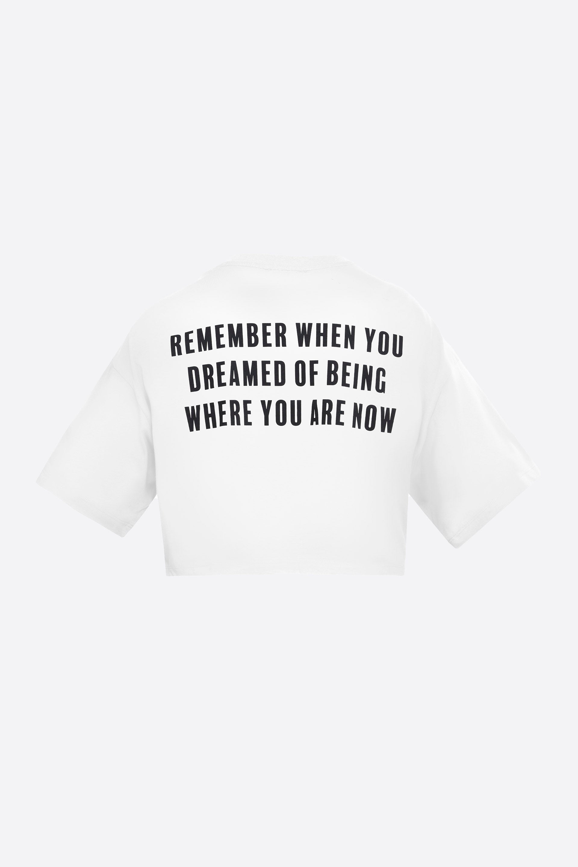 Beyaz Weekend Crop T-Shirt