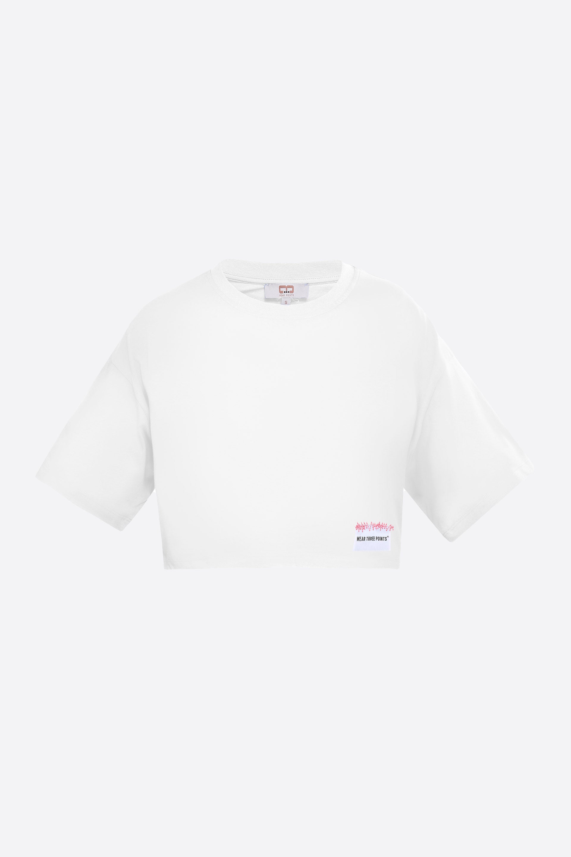 Beyaz Weekend Crop T-Shirt