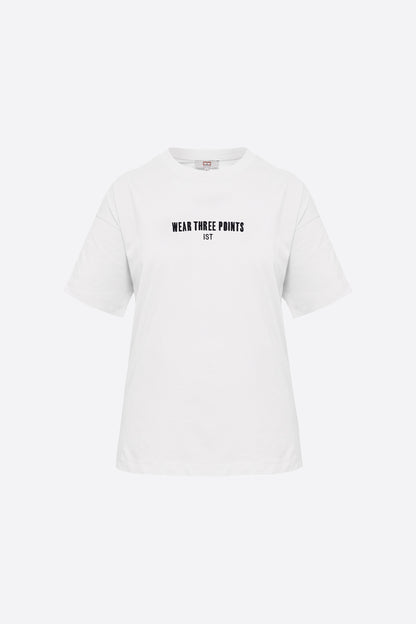 Beyaz Weekend Oversize T-Shirt