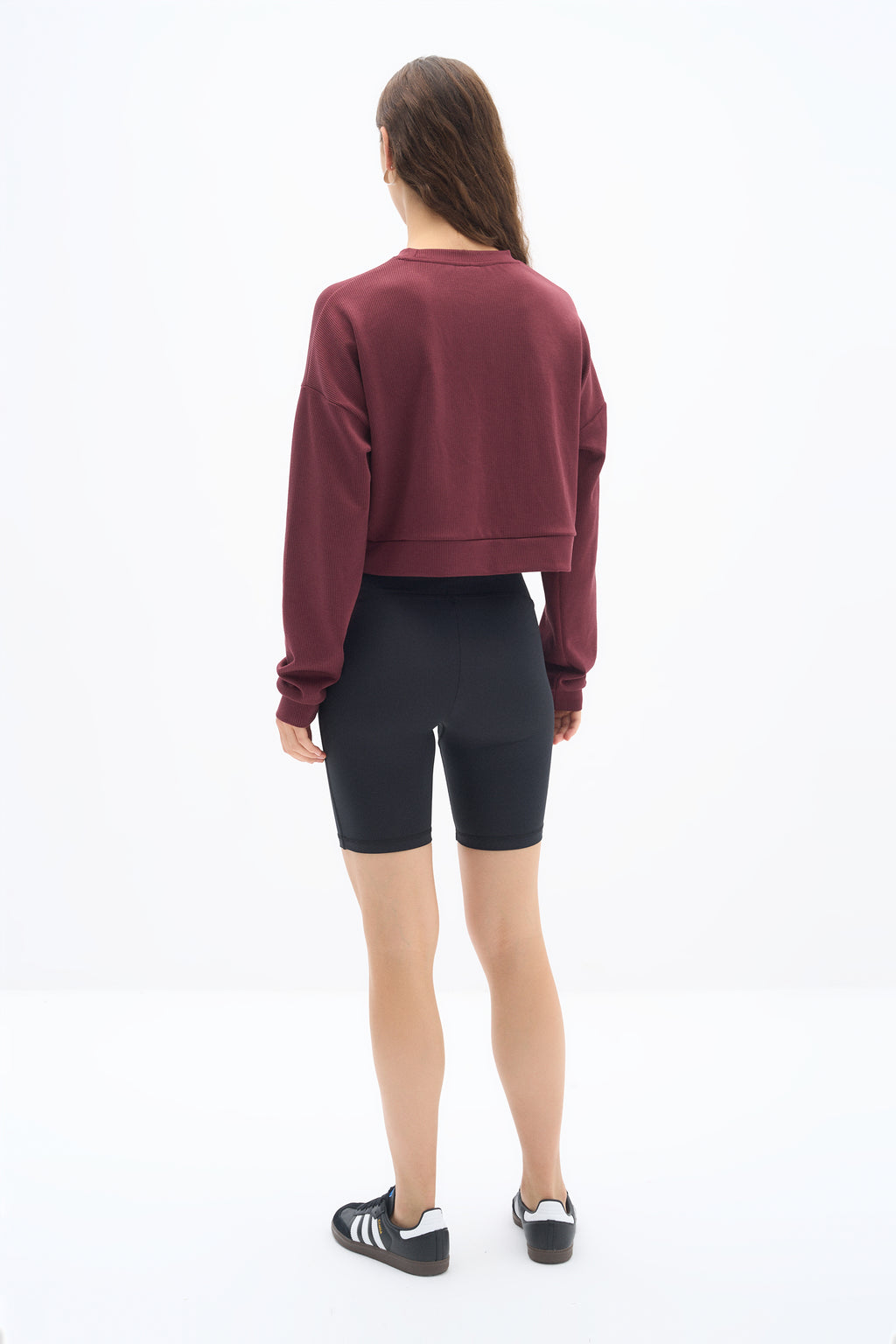 Burgundy Flow Sweatshirt