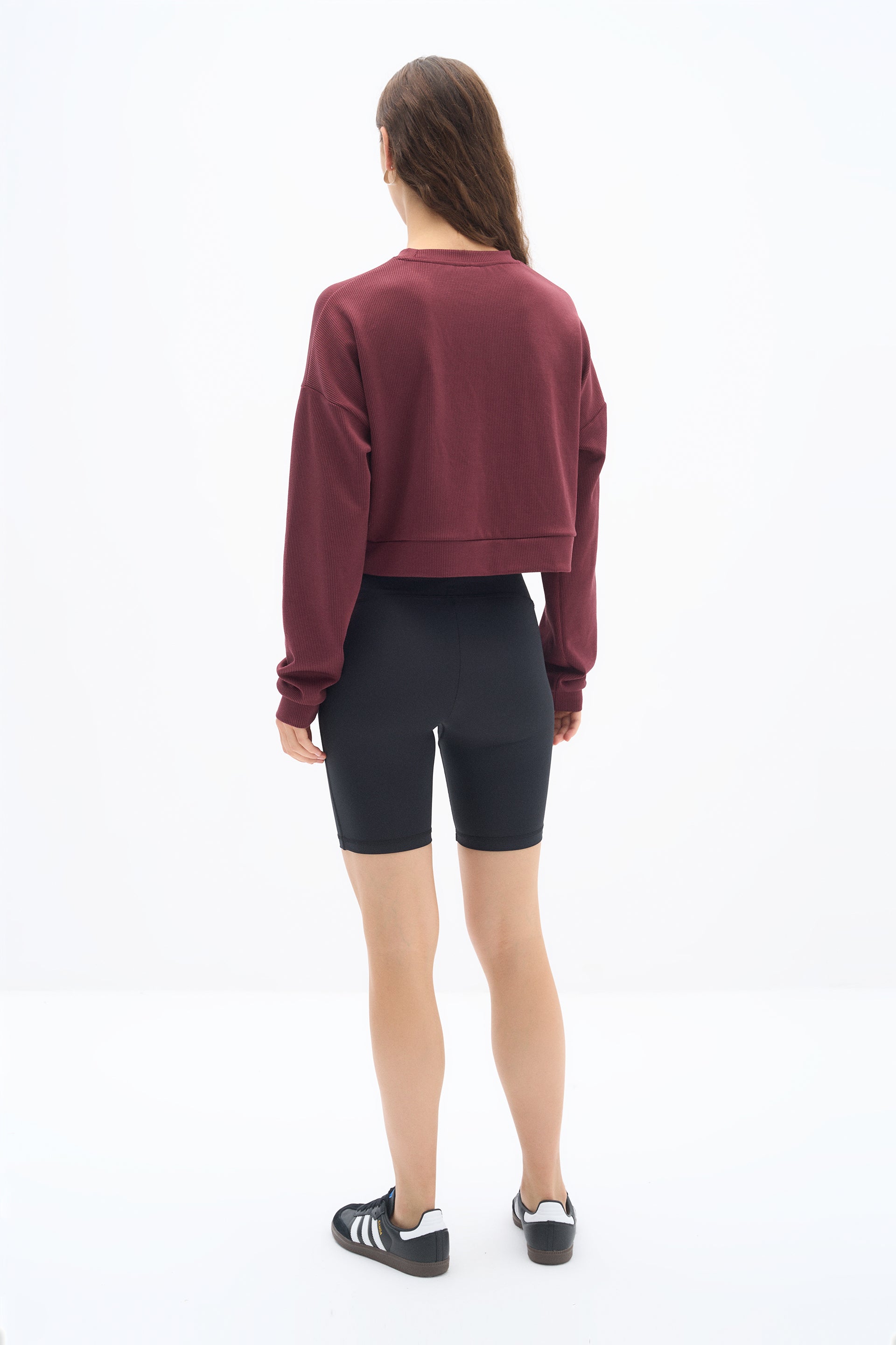 Burgundy Flow Sweatshirt