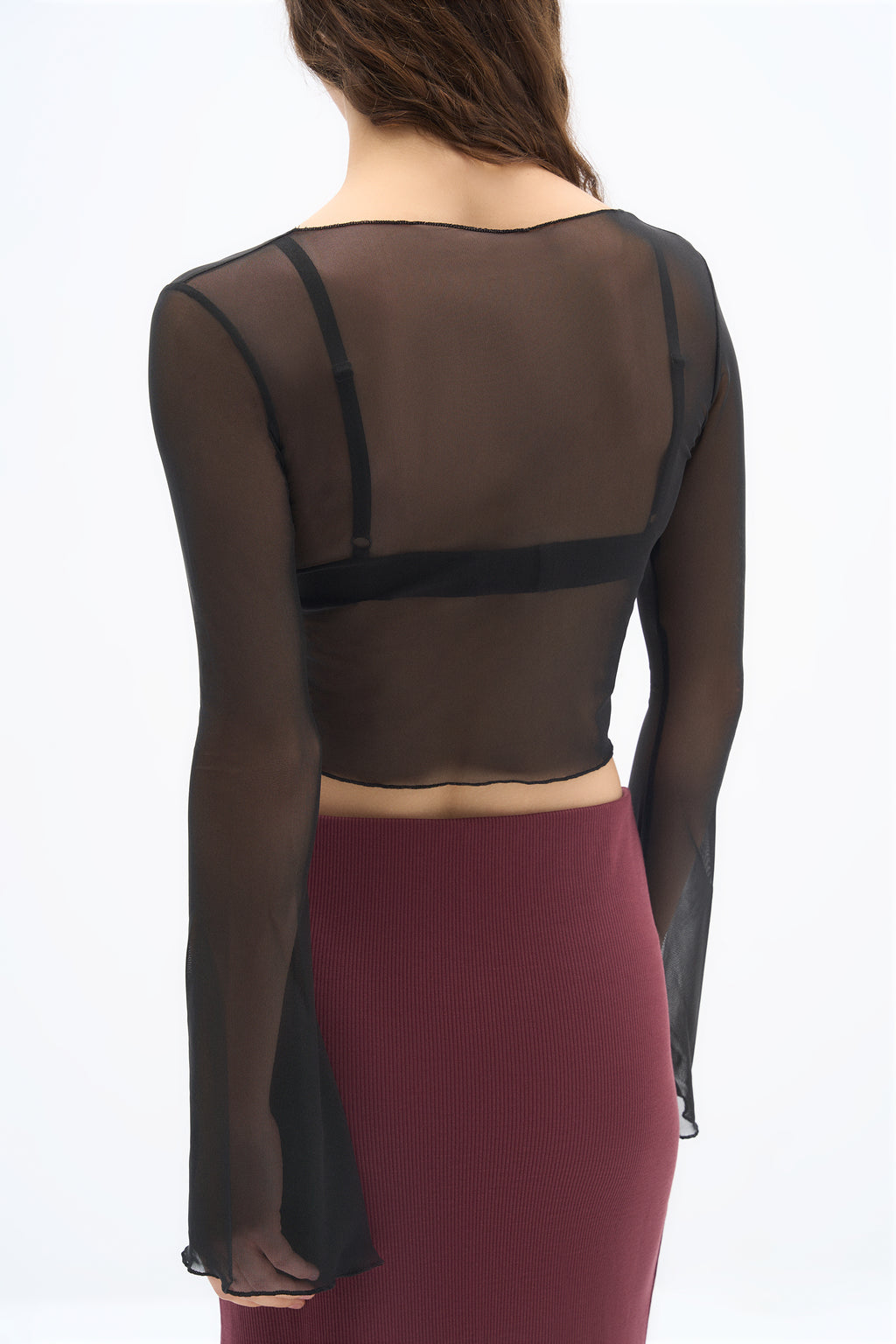 Windy Tulle Blouse