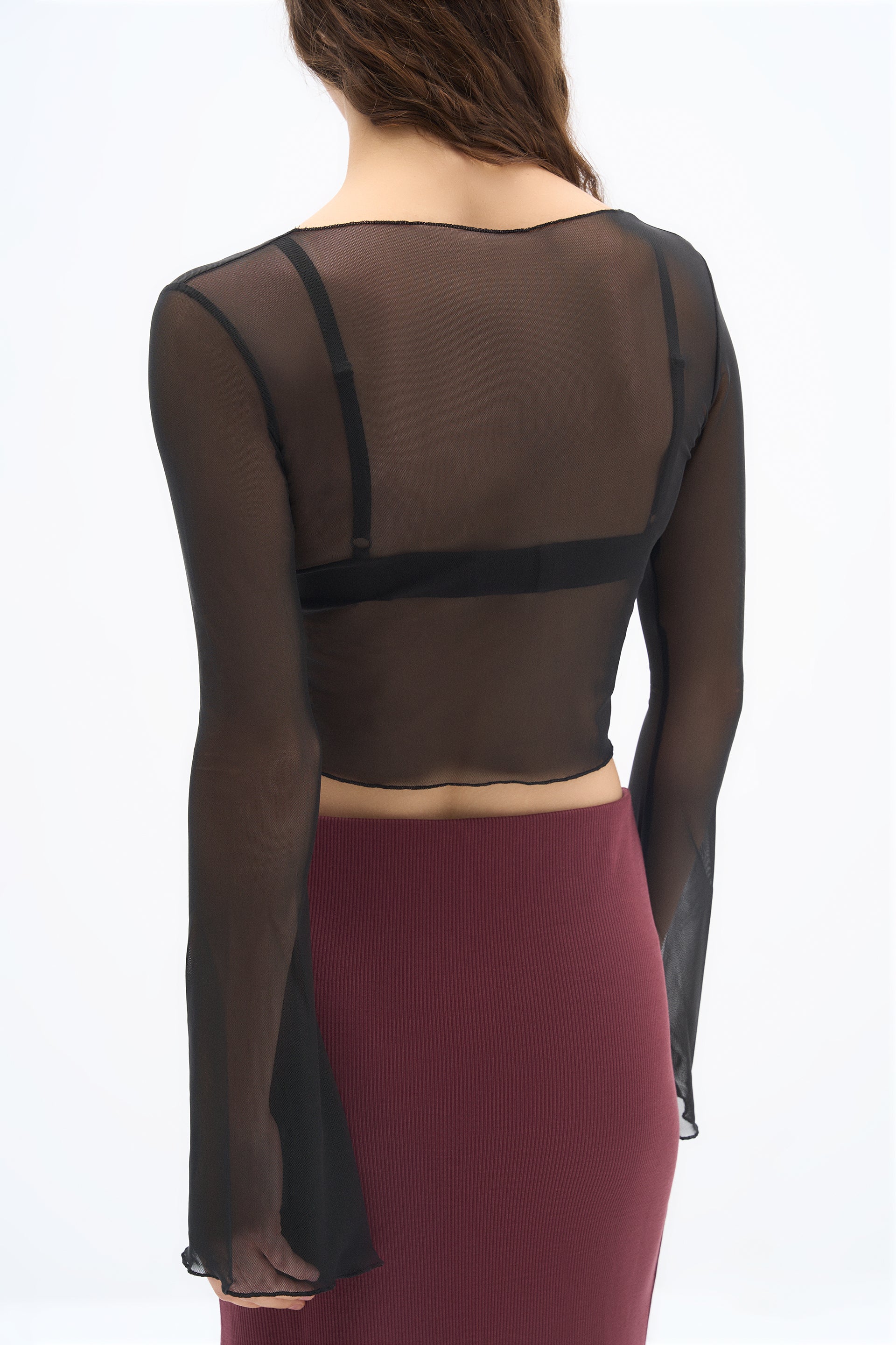 Windy Tulle Blouse