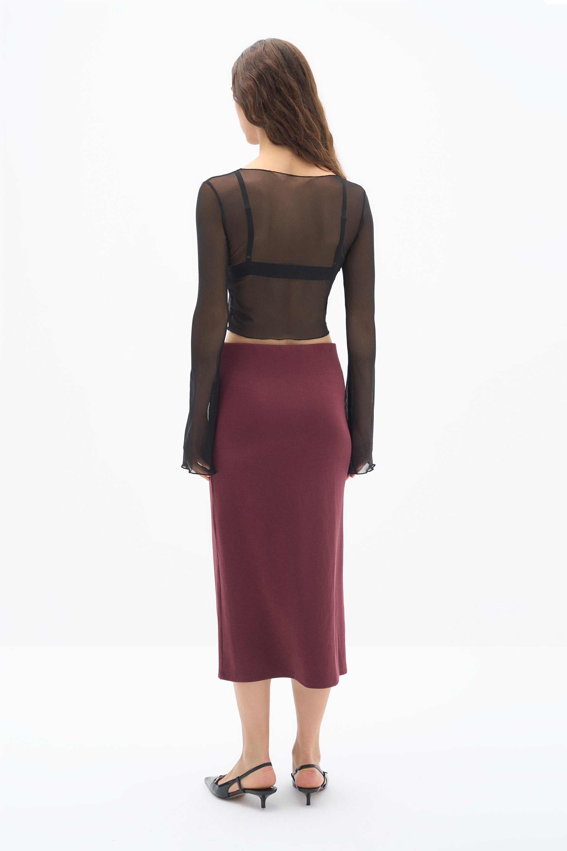 Windy Tulle Blouse