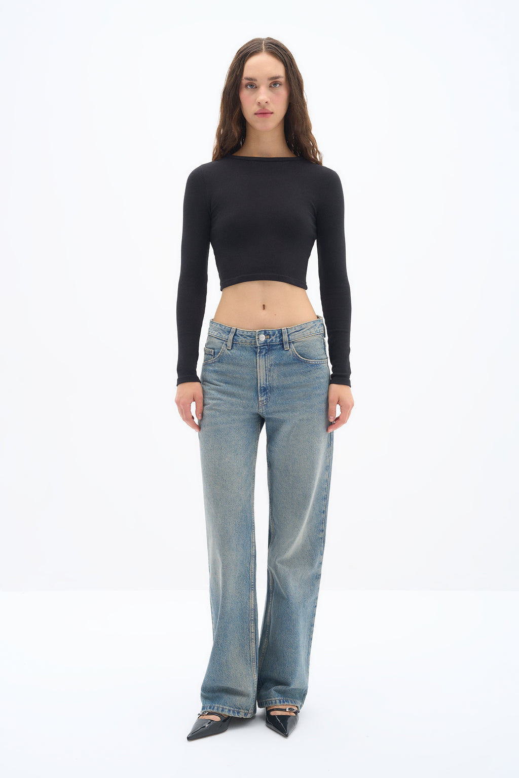 Pulse Basic Long Sleeve T-Shirt - Black