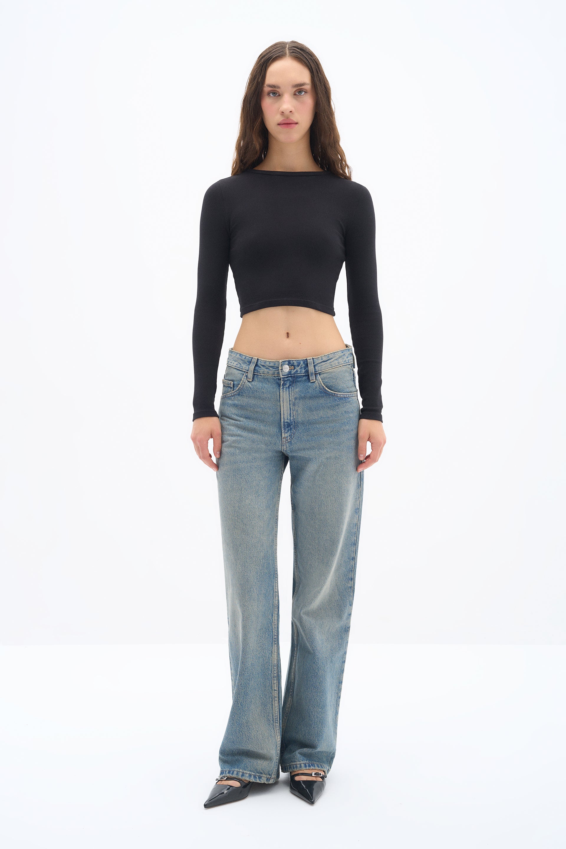 Pulse Basic Long Sleeve T-Shirt - Black