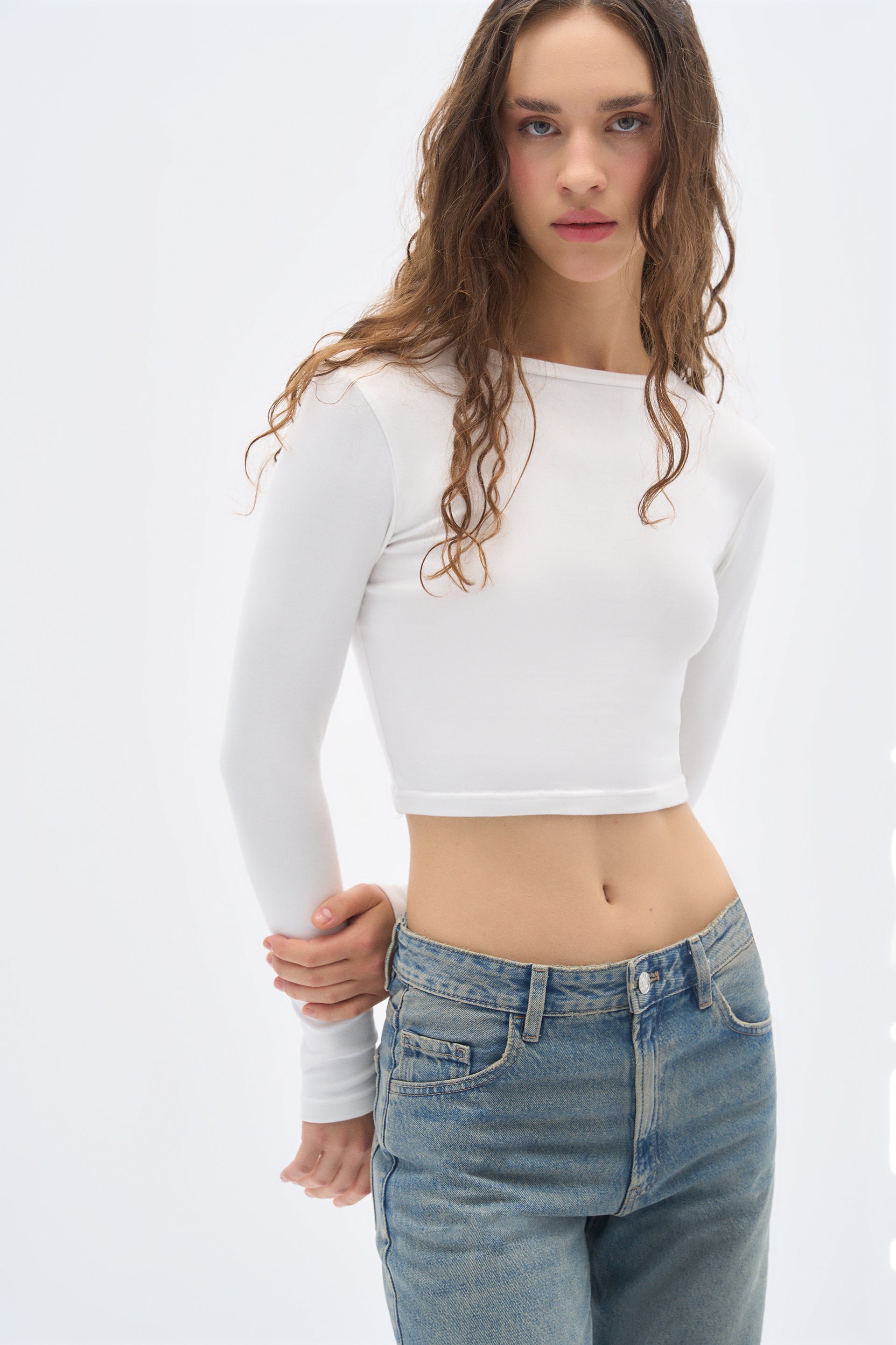 Pulse Basic Long Sleeve T-Shirt - White