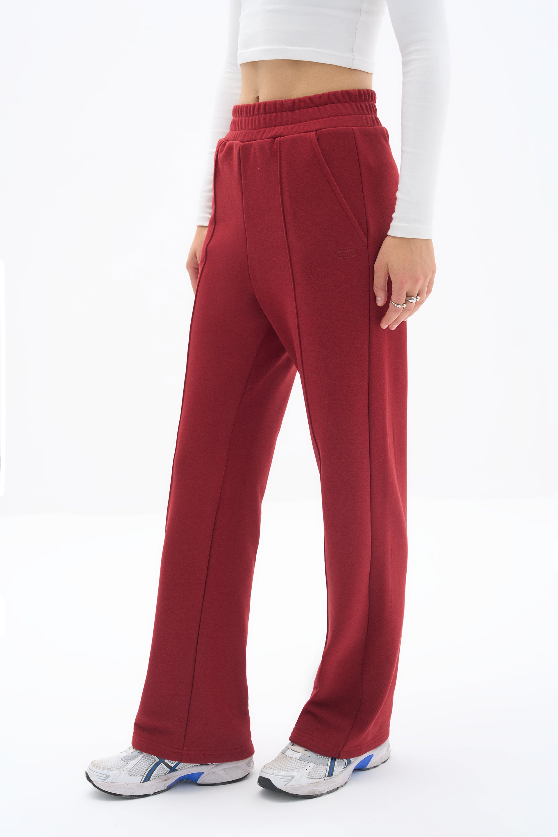 Burgundy Lubna Sweatpant