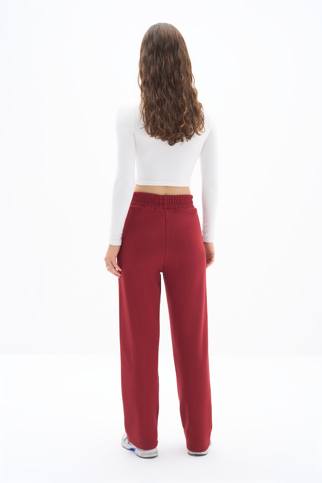 Burgundy Lubna Sweatpant