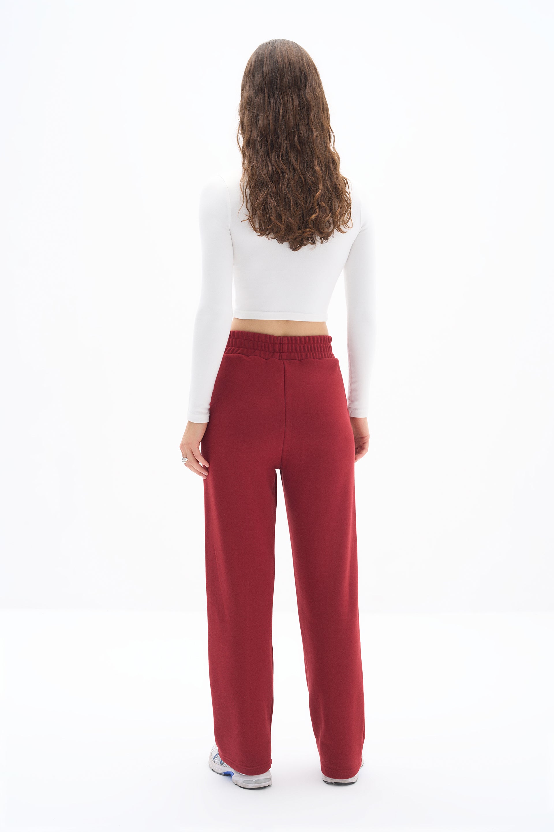 Burgundy Lubna Sweatpant