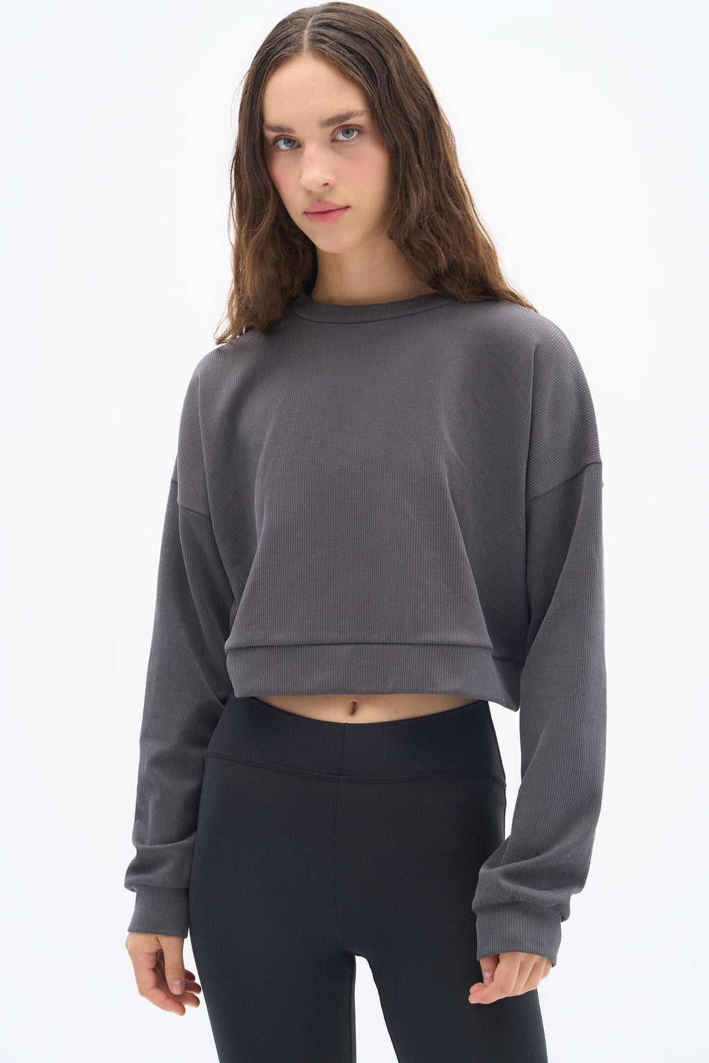 Anthracite Flow Modal Sweatshirt