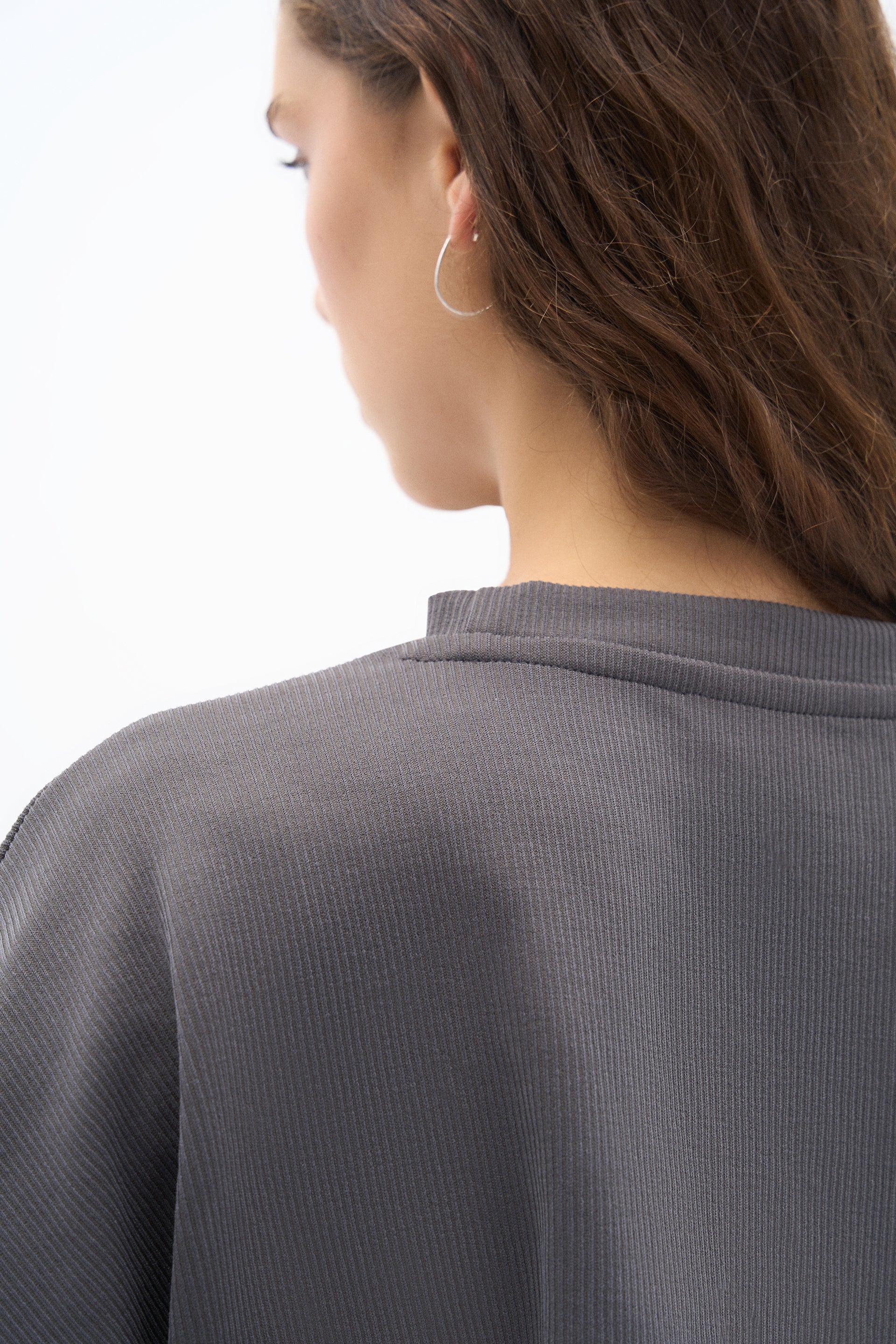 Anthracite Flow Modal Sweatshirt